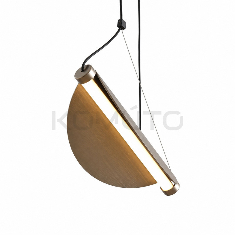 Lampa NAMI-6 LED – artystyczna forma w szarym aluminium