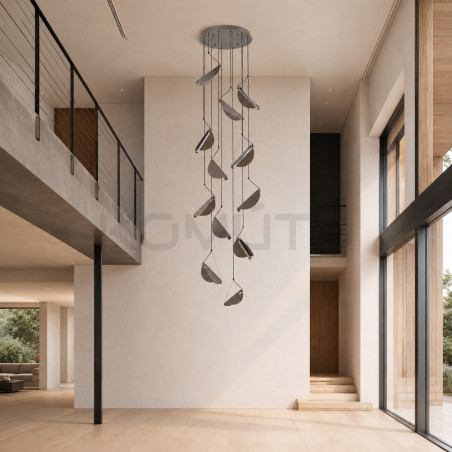 NAMI-12 – artystyczna lampa wisząca LED do 340 cm
