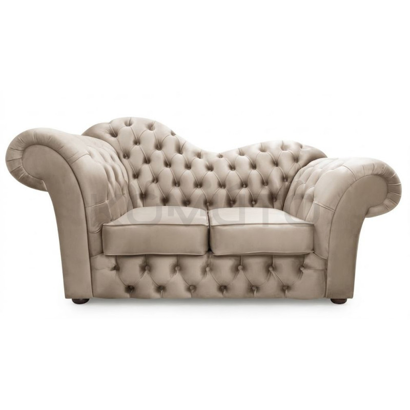 Mała sofa chesterfield z funkcją spania Madame Wave 2 os.