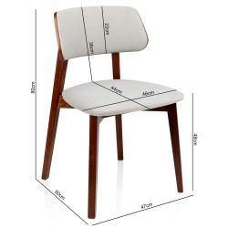 Krzesło tapicerowane Igor 2 – Sztuka Designu | Komuto