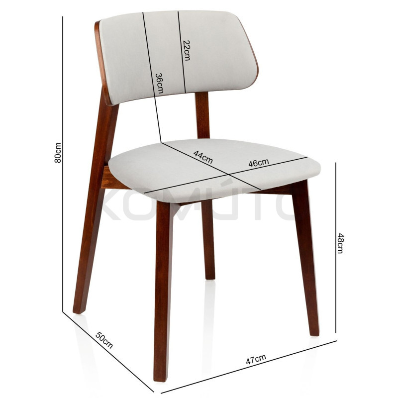 Krzesło tapicerowane Igor 2 – Sztuka Designu | Komuto