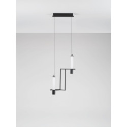 NEXO 2 – designerska lampa LED z ryflowanym szkłem