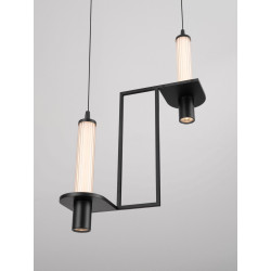 NEXO 2 – designerska lampa LED z ryflowanym szkłem