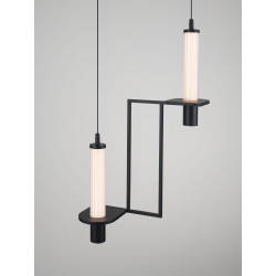 NEXO 2 – designerska lampa LED z ryflowanym szkłem