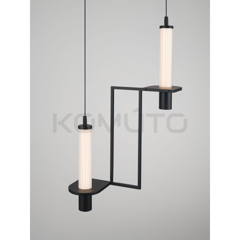 NEXO 2 – designerska lampa LED z ryflowanym szkłem