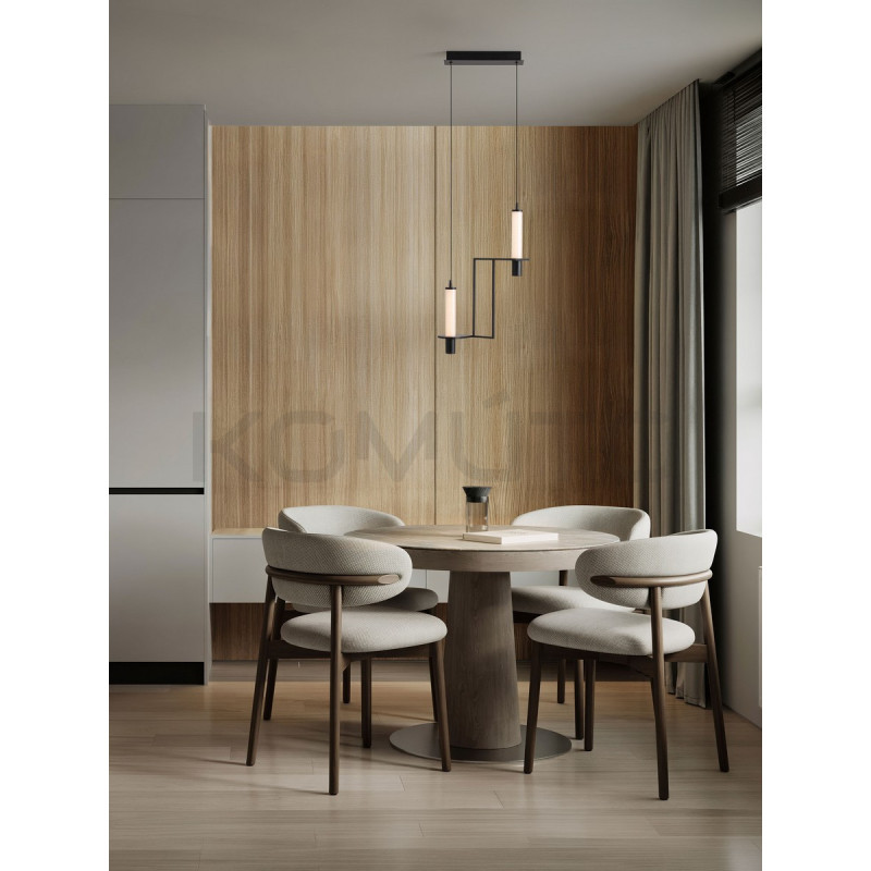 NEXO 2 – designerska lampa LED z ryflowanym szkłem
