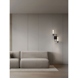 NEXO 2 – designerski kinkiet LED z ryflowanym szkłem