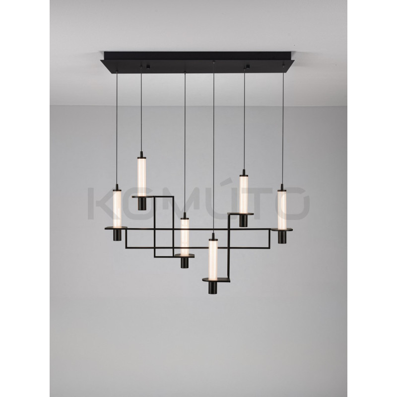 NEXO 6 – designerska lampa wisząca LED 90 cm