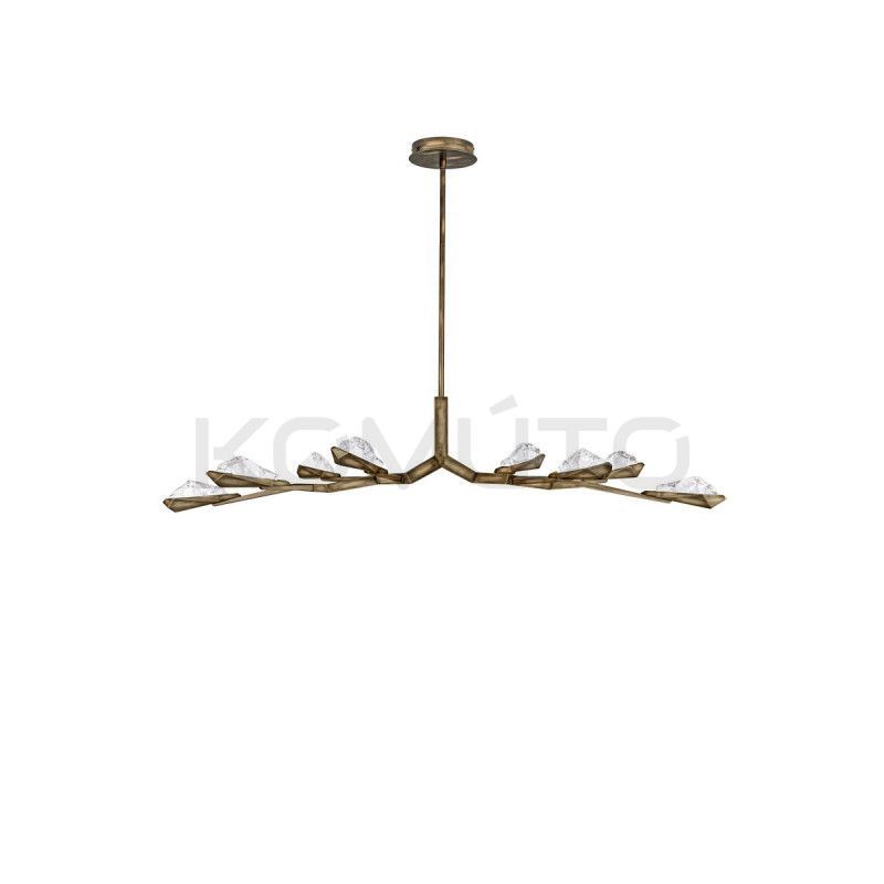 Aura Crystal 8 – designerska lampa wisząca LED