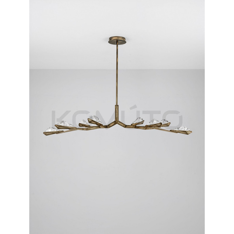 Aura Crystal 8 – designerska lampa wisząca LED