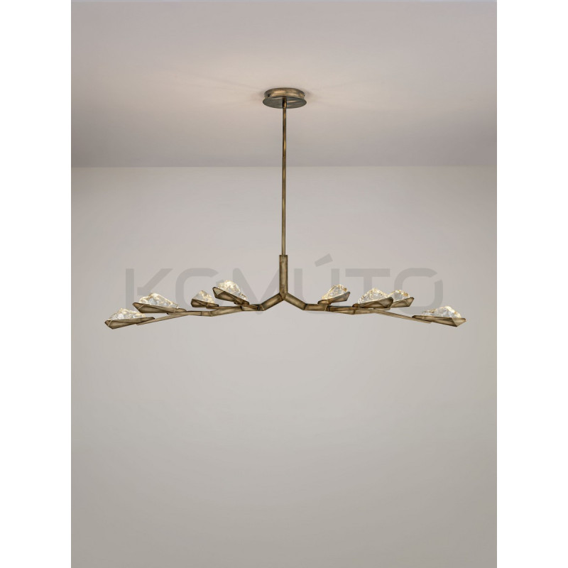 Aura Crystal 8 – designerska lampa wisząca LED