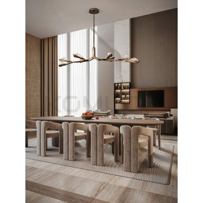 Aura Crystal 8 – designerska lampa wisząca LED