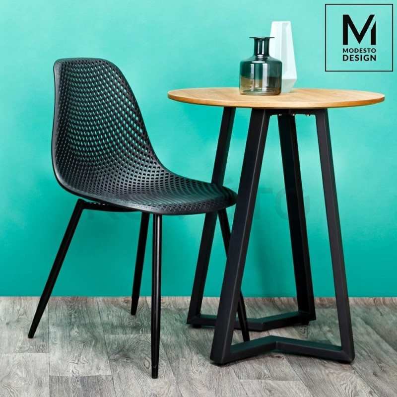 Okrągły Stół Tavolo 60 dąb czarna podstawa Okrągły Stół Tavolo 60 dąb czarna podstawa