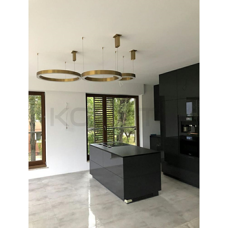 Lampa Wisząca glamour Ring 60 świecący okrąg Lampa Wisząca glamour Ring 60 świecący okrąg