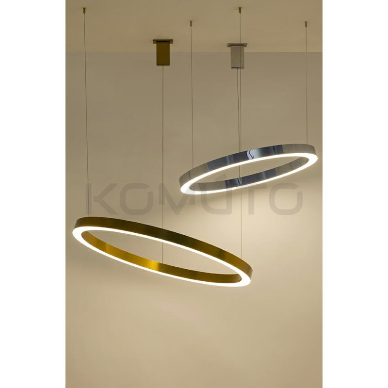 Lampa Wisząca glamour Ring 80 nowoczesny świecący okrąg Lampa Wisząca glamour Ring 80 nowoczesny świecący okrąg