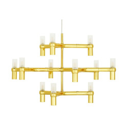 Lampa Wisząca glamour Atomic 12 złota