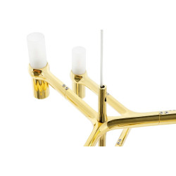 Lampa Wisząca glamour Atomic 12 złota nad stół