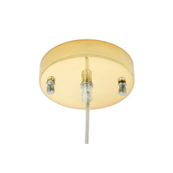 Lampa Wisząca glamour Atomic 12 złota nad stół