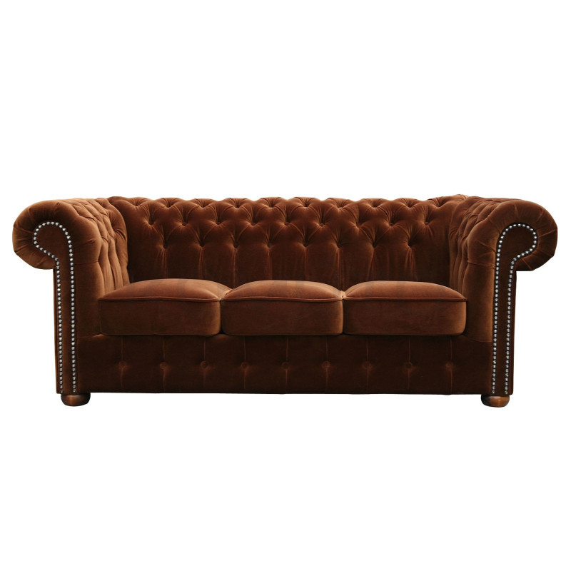 Sofa Chesterfield Classic 3 osobowa plusz, welur, velvet Sofa Chesterfield Classic 3 osobowa plusz, welur, velvet