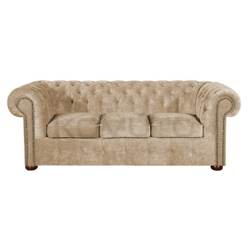 Sofa Chesterfield Classic 3 osobowa plusz, welur, velvet Sofa Chesterfield Classic 3 osobowa plusz, welur, velvet