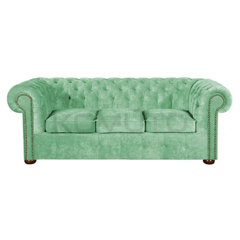 Sofa Chesterfield Classic 3 osobowa plusz, welur, velvet Sofa Chesterfield Classic 3 osobowa plusz, welur, velvet