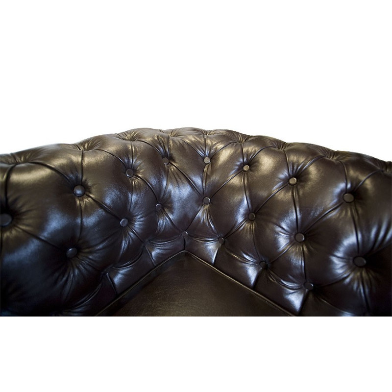 Sofa Chesterfield Normal ze skóry 4 osobowa | Komuto.pl