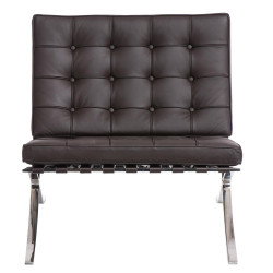 Fotel BA Inspirowany Projektem Barcelona skóra naturalna Fotel BA Inspirowany Projektem Barcelona skóra naturalna