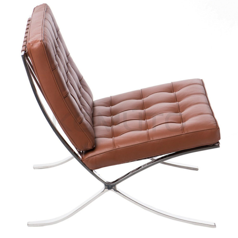 Fotel BA Inspirowany Projektem Barcelona skóra naturalna Fotel BA Inspirowany Projektem Barcelona skóra naturalna