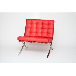 Fotel BA Inspirowany Projektem Barcelona skóra naturalna Fotel BA Inspirowany Projektem Barcelona skóra naturalna