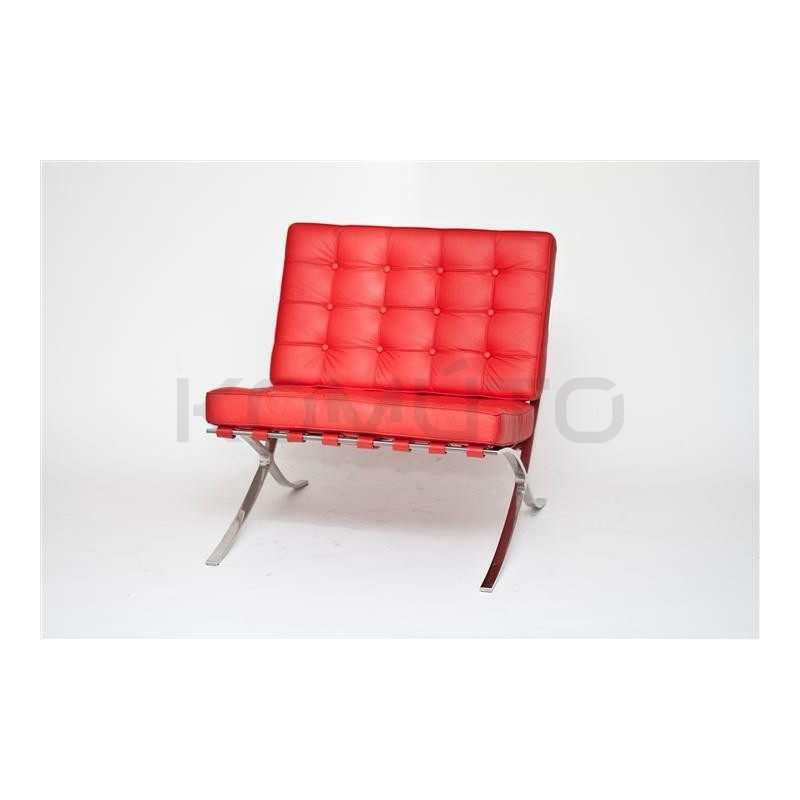 Fotel BA Inspirowany Projektem Barcelona skóra naturalna Fotel BA Inspirowany Projektem Barcelona skóra naturalna