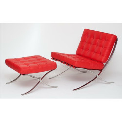 Fotel BA Inspirowany Projektem Barcelona skóra naturalna Fotel BA Inspirowany Projektem Barcelona skóra naturalna