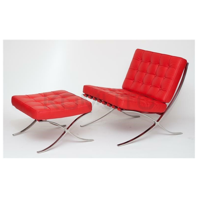 Fotel BA Inspirowany Projektem Barcelona skóra naturalna Fotel BA Inspirowany Projektem Barcelona skóra naturalna