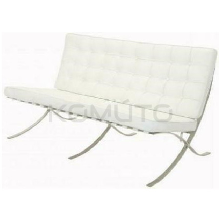 Sofa Inspirowana Barcelona BA skóra naturalna 2 osobowa