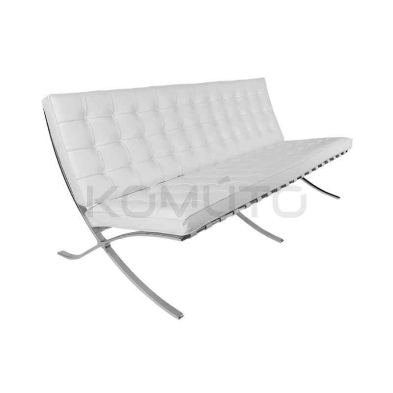 Sofa Inspirowana Barcelona BA skóra naturalna 3 osobowa