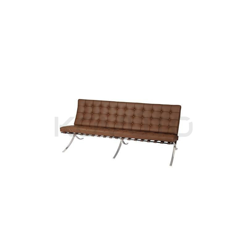 Sofa Inspirowana Barcelona BA skóra naturalna 3 osobowa