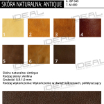 idealmeble probnik skóry naturalnej Antique
