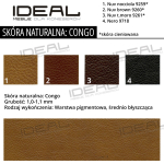 idealmeble probnik skóry naturalnej Congo